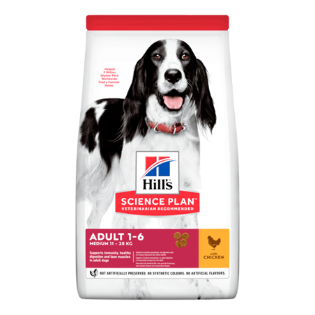 Hills Science Plan Dog Medium Adult with Chicken 2,5 kg