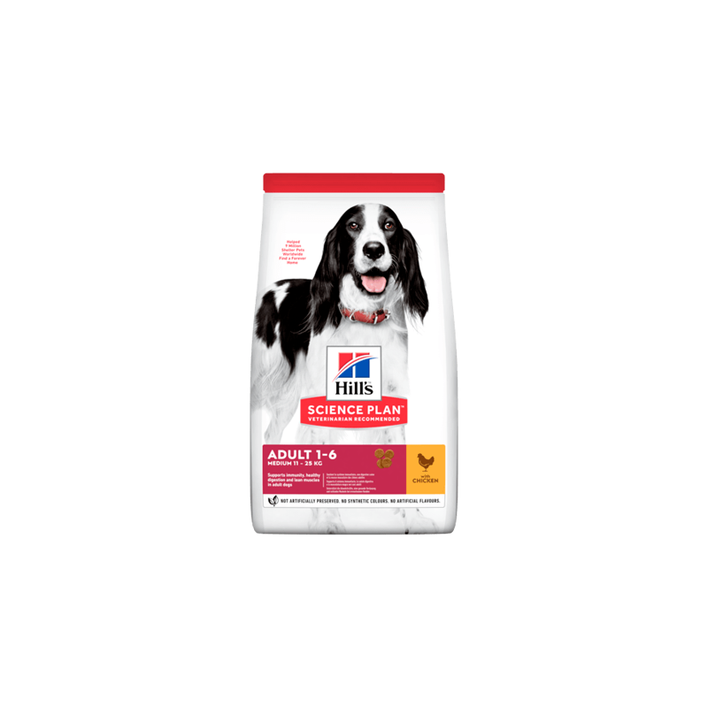 Hills Science Plan Dog Medium Adult with Chicken 14 kg