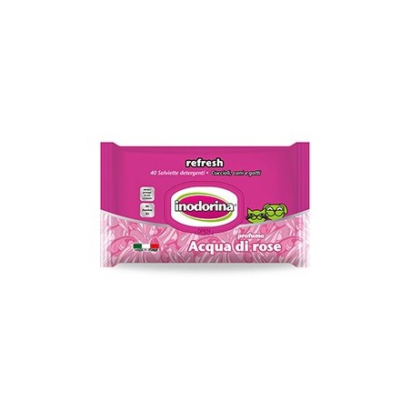 Inodorina Toalhetes Refresh | Aqua di Rosa 40 Toalhetes