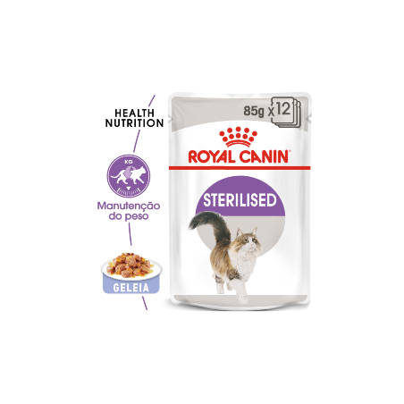 Royal Canin Cat Sterilised in Jelly | Wet (Saqueta) 12 X 85 g