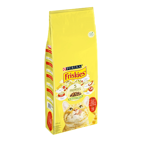 Friskies Gato Adulto | Carne de Vaca, Frango e Legumes 2 kg