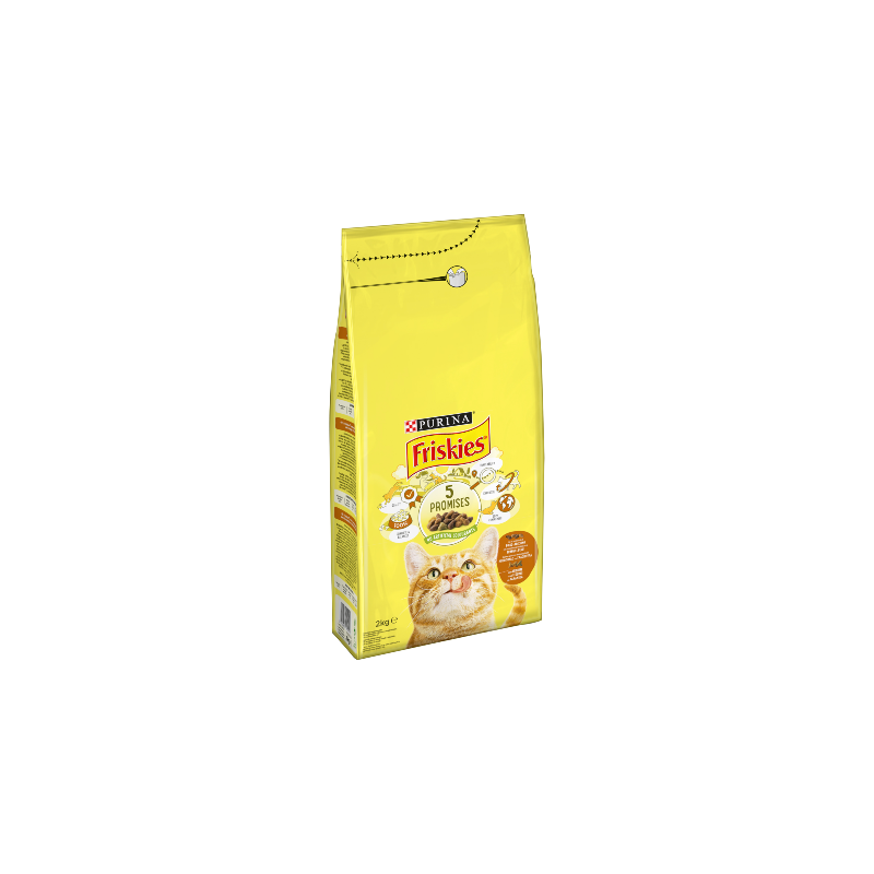 Friskies Gato Adulto | Frango, Peru e Azeitonas 2 kg