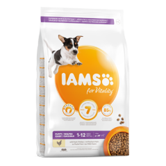 Iams for Vitality Small and Medium Breed Dog Puppy Food with Fresh Chicken 3 kg