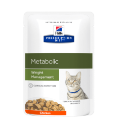 Hills Prescription Diet Feline Metabolic | Wet (Saqueta) Caixa de 12 x 85 g