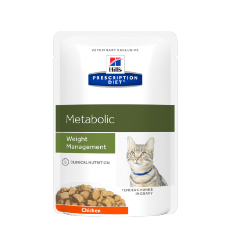 Hills Prescription Diet Feline Metabolic | Wet (Saqueta) Caixa de 12 x 85 g