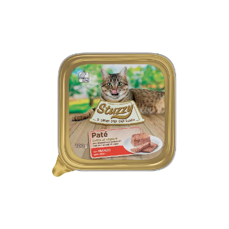 Mister Stuzzy Cat | Beef 16 X 100 g