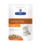 Hills Prescription Diet Feline k/d Chicken | Wet (Saqueta) Cx c/ 12 saquetas 85 g