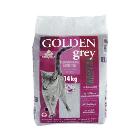 Areia Auto Aglomerante Golden Grey Master 14 kg