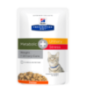 Hills Prescription Diet Feline c/d Urinary Stress + Metabolic | Wet (Saqueta) Cx c/ 12 saquetas 85 g