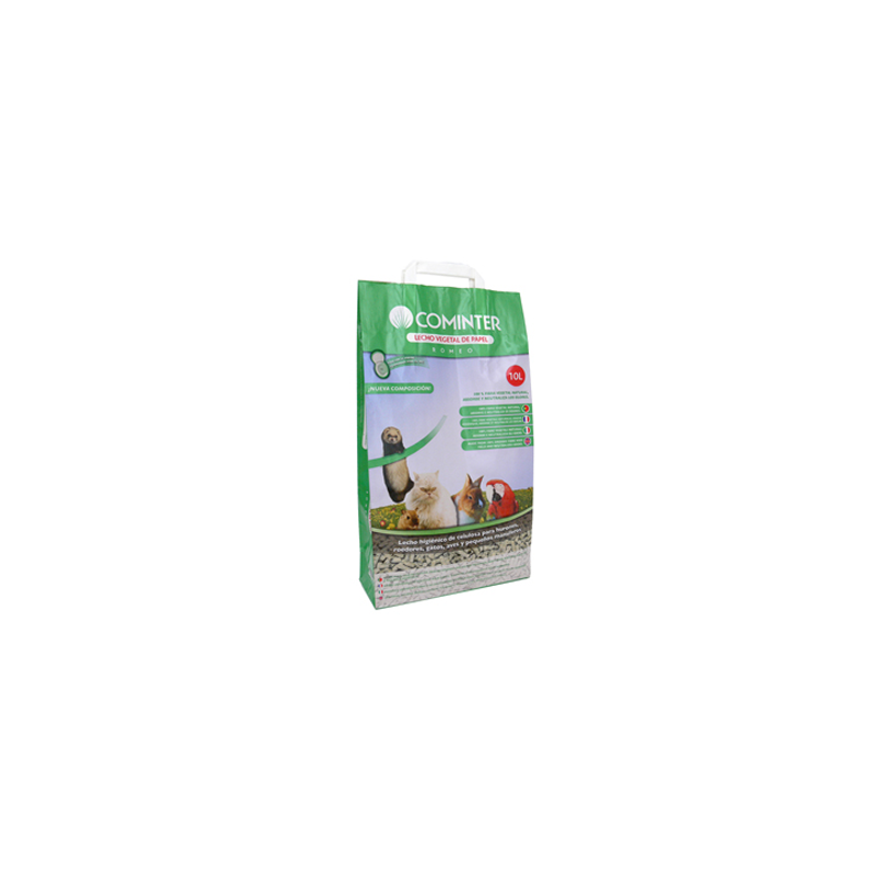 Substrato Cominter Litter Grey & Cloe Granulado de Papel 10 Litros 10 L