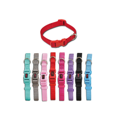 Nayeco Basic Collar Nylon | 25 mm x 48-70 cm Preta