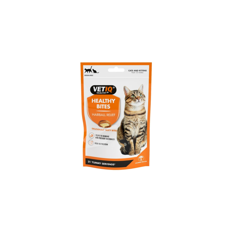 Vetiq Healthy Bites Hairball Remedy Treats Cat  65 g