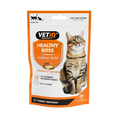 Vetiq Healthy Bites Hairball Remedy Treats Cat  65 g