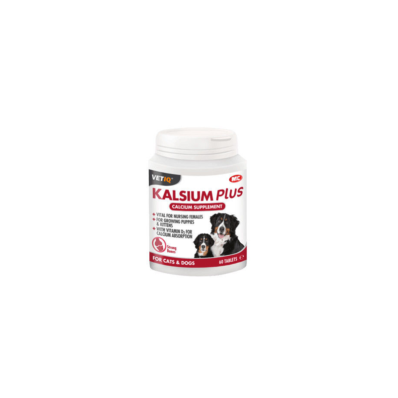 VetIQ Kalsium Plus for Dogs 60 Comprimidos