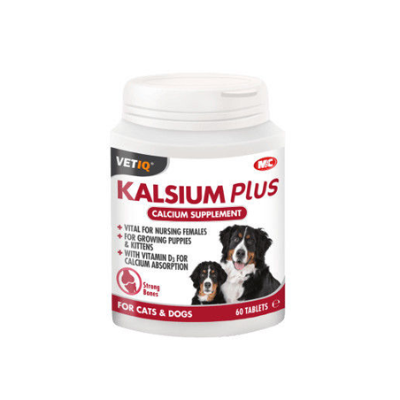 VetIQ Kalsium Plus for Dogs 60 Comprimidos