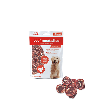 Eurosiam Dog Snack Beef Meat Slice 150 g