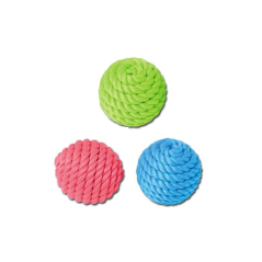 Nayeco Cotton Rope Ball with Tennis Ball Inside - Cores Sortidas 1 Unidade