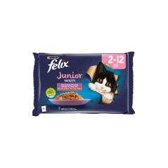 Felix Fantastic Junior Grelhados em Gelatina | Wet (Saqueta) 12 X 4 x 85 g