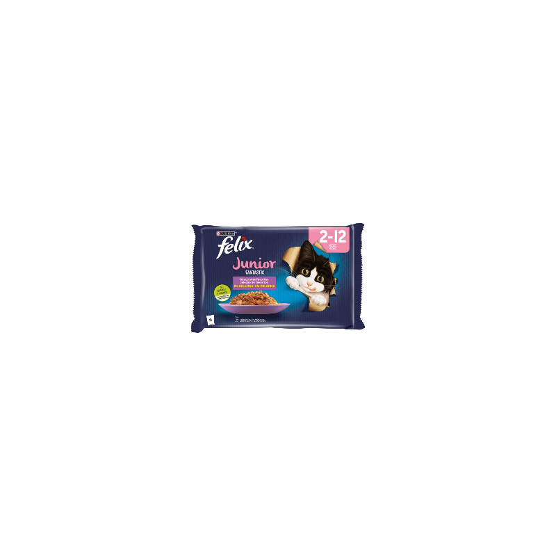 Felix Fantastic Junior Grelhados em Gelatina | Wet (Saqueta) 12 X 4 x 85 g