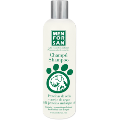 Menforsan Champô Natural com Proteínas de Seda e Óleo de Àrgan 300 ml