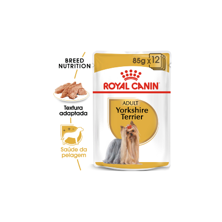 Royal Canin Dog Yorkshire Adult | Wet (Saqueta) 12 X 85 g