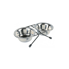 Trixie Eat on Feet Stainless Steel Bowl Set  2 x 0,2L