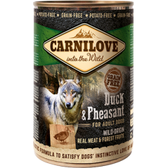 Carnilove Grain-Free Duck & Pheasant Adult Dog | Wet (Lata) 400 g