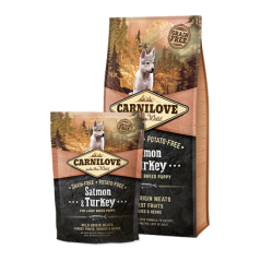 Carnilove Grain-Free Salmon & Turkey Puppy Large Breed 12 kg