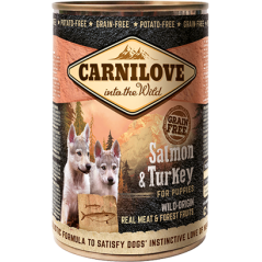 Carnilove Grain-Free Salmon & Turkey Puppies | Wet (Lata) 6 X 400 g