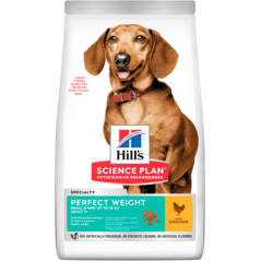 Hills Science Plan Dog Perfect Weight Small & Mini Adult with Chicken 1,5 kg