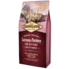 Carnilove Grain-Free Kitten Healthy Growth Salmon & Turkey 400 g