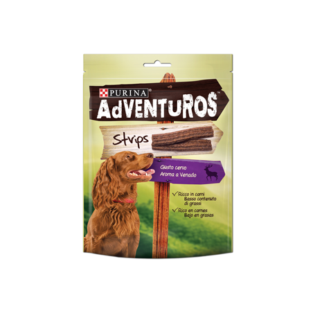 Adventuros Strips Venison Flavour 6 X 90 g