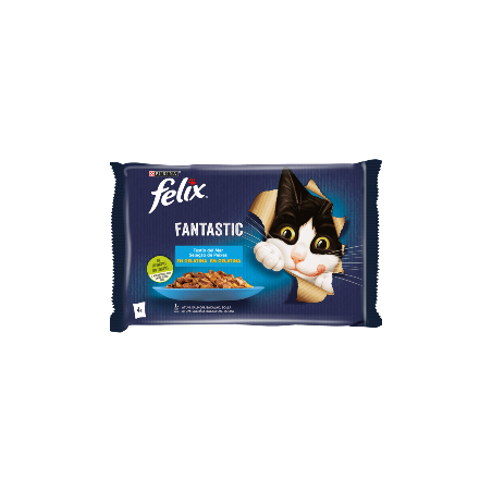 Felix Fantastic Banquete do Mar em Gelatina | Wet (Saqueta) 12 X 4 x 85 g