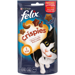 Felix Crispies Sabor a Vaca e Frango 8 X 45 g