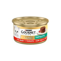 Gourmet Gold Tartelette de Carne de Vaca com Tomate | Wet (Lata) 24 X 85 g