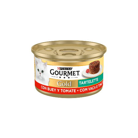 Gourmet Gold Tartelette de Carne de Vaca com Tomate | Wet (Lata) 24 X 85 g