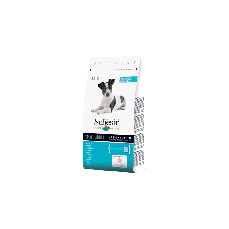 Schesir Dog Small Adult Maintenance with Fish 2 kg