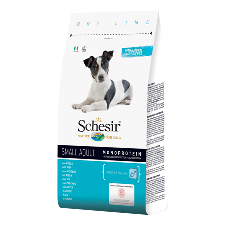 Schesir Dog Small Adult Maintenance with Fish 2 kg