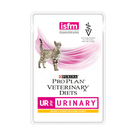 PPVD Feline UR - Urinary Chicken | Wet (Saqueta) Caixa 10 Saquetas 85 g