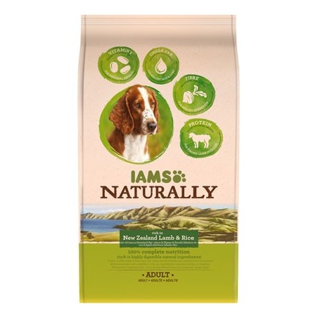 Iams Naturally Adult Dog Lamb & Rice 2,7 kg