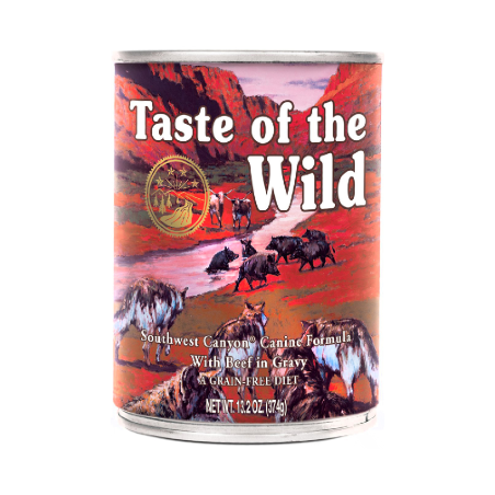 Taste of the Wild Southwest Canyon Canine Formula | Wet (Lata) 12 X 390 g