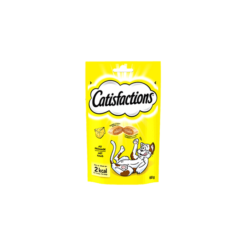 Catisfaction Snack Queijo 6 X 60 g