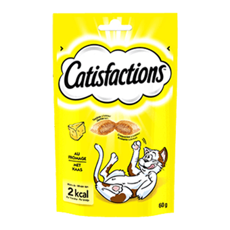 Catisfaction Snack Queijo 6 X 60 g