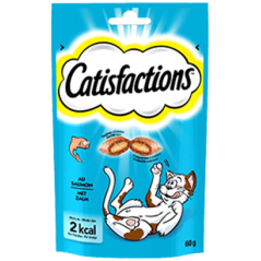 Catisfaction Snack Salmão 6 X 60 g