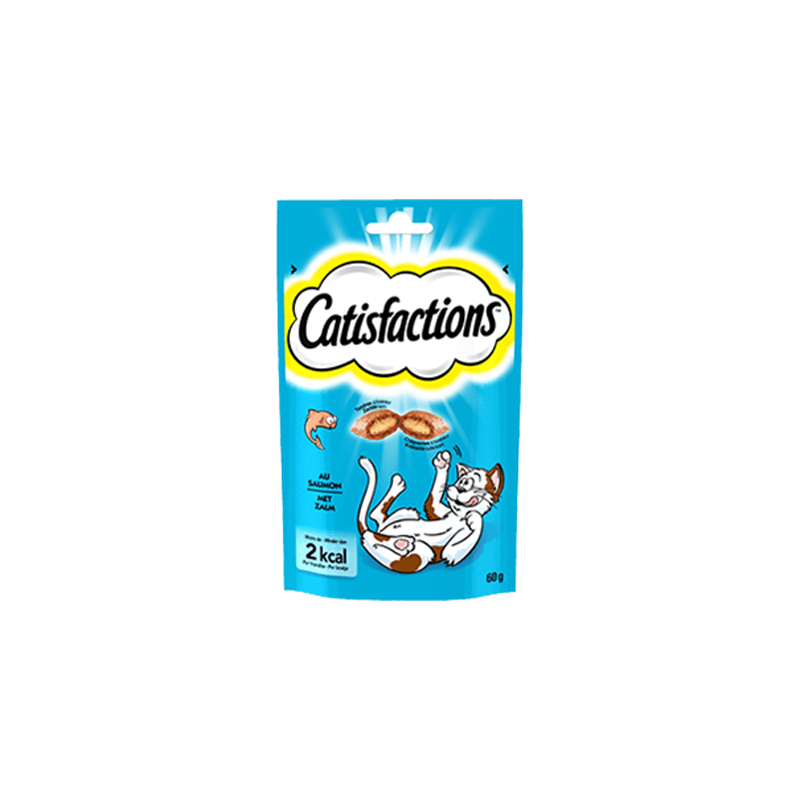 Catisfaction Snack Salmão 6 X 60 g