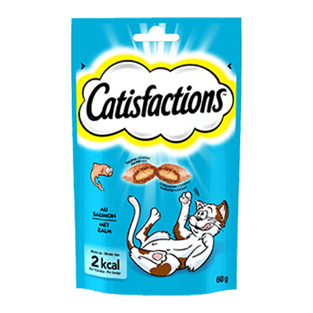 Catisfaction Snack Salmão 6 X 60 g