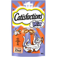 Catisfaction Snack Mix Frango & Pato 6 X 60 g