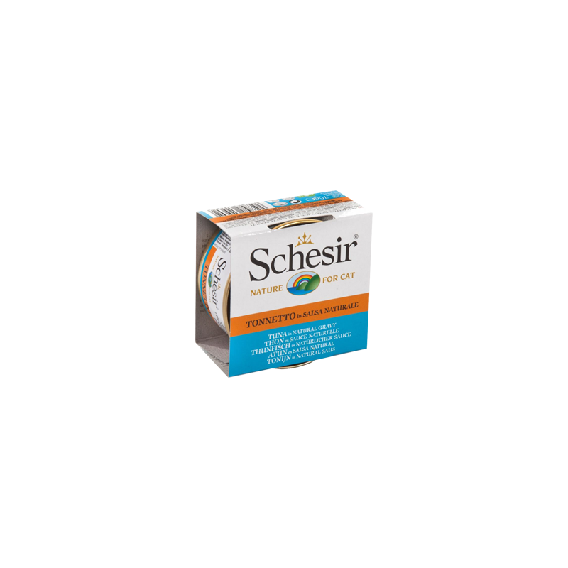 Schesir Cat Atum em Molho Natural | Wet (Lata) 14 X 70 g