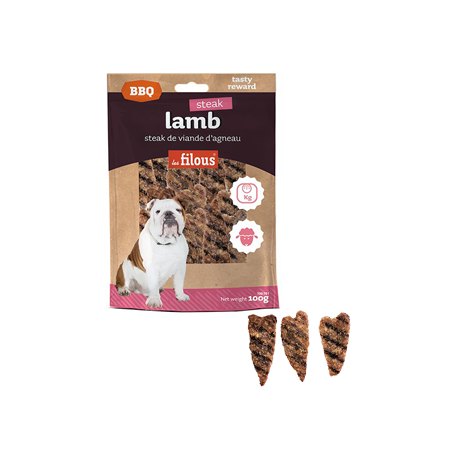 Eurosiam Dog Snack Steak Lamb BBQ 100 g