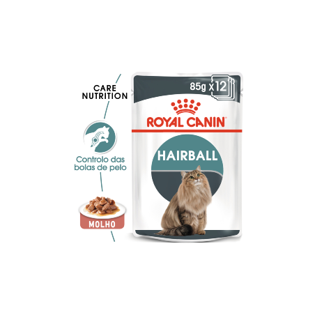 Royal Canin Cat Hairball Care in Gravy | Wet (Saqueta) 12 X 85 g